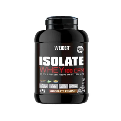 Протеїн сироватковий ізолят Weider Isolate Whey 100 CFM, шоколадний фондан, 908 г