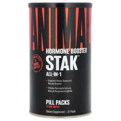Тестостероновый бустер Universal Nutrition Animal Stak, 21 пакет