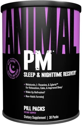 Передтренувальний комплекс Universal Nutrition Animal PM нічний відновлювальний, 30 пакетів