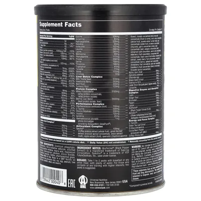 Вітаміни Universal Nutrition Animal Pak, 30 пакетів