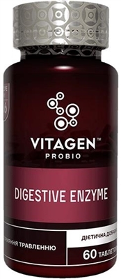 Вітаджен №16 DIGESTIVE ENZYMES таблетки №60