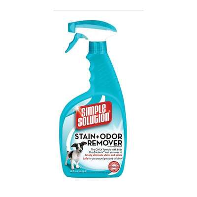 Средство для нейтрализации запахов и удаления стойких пятен Simple Solution Stain & Odor Remover, 945 мл