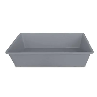Туалет Stefanplast Litter Tray відкритий для котів, сірий, 50x35x12 см