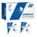 Серветки спиртові MP MedPlast для ін'єкцій 60 мм х 30 мм, 100 штук