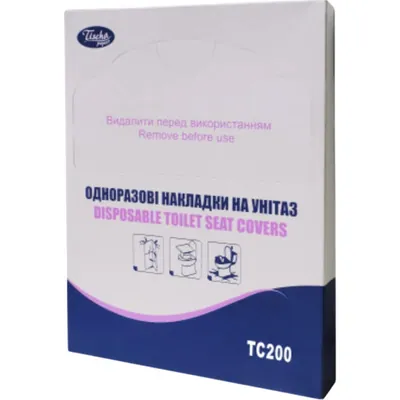 Накладки для унітазу Tischa Papier гігієнічні, 200 шт