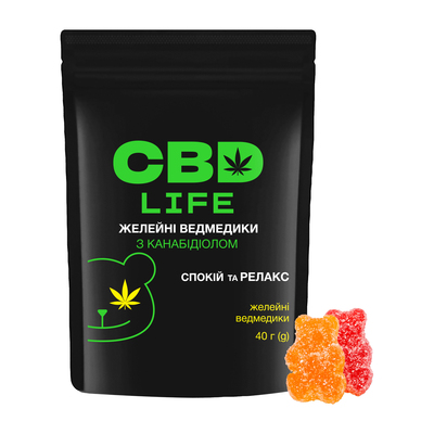 Каннабидиол CBD life Желейные мишки, 40 г