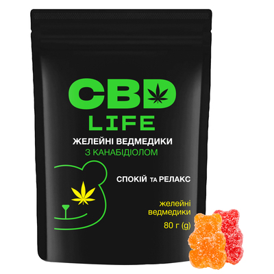 Каннабидиол CBD life Желейные мишки, 80 г