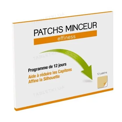 Еффінесс Effiness Patch Minceur Патч для схуднення патчі №12