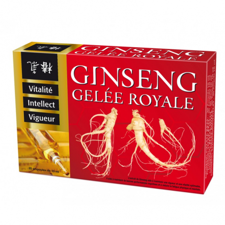 Женьшень с маточным молочком Nutri Expert Ginseng + Gelee Royale 20 ампул по 10 мл