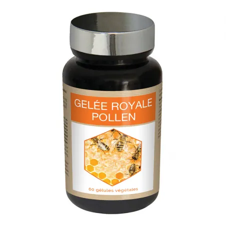 Маточне молочко + Бджолиний пилок + Вітамін С Nutri Expert Pollen Gelee Royale, 60 капсул