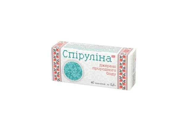 Спіруліна таблетки №40