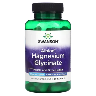 Магній гліцинат Swanson Albion Magnesium Glycinate капсули по 133 мг №90