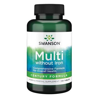 Витаминно-минеральный комплекс без железа Swanson Multi - Without Iron таблетки №130