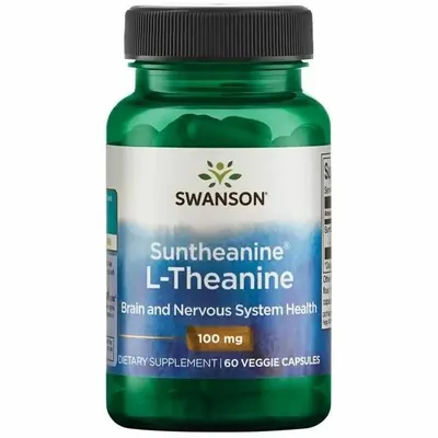 L-теанін Swanson Suntheanine L-Theanine 100 мг, 60 капсул