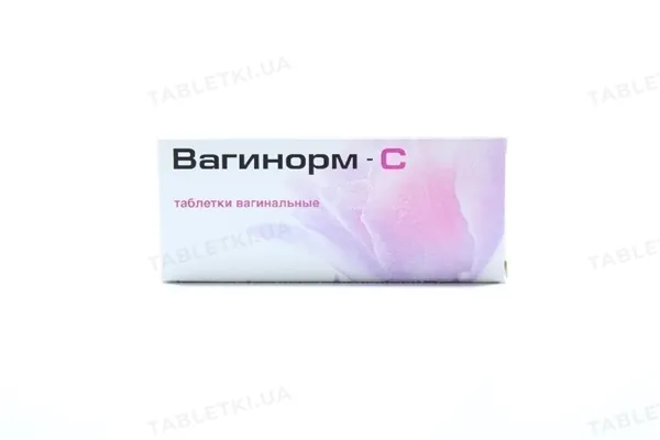 Вагінорм-С таблетки вагін. по 250 мг №6