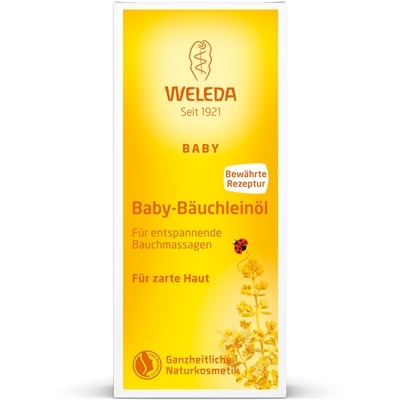 Масло массажное Weleda Baby от вздутия животика у младенцев, 50 мл
