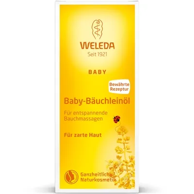 Олійка масажна Weleda Baby від здуття животика у немовлят, 50 мл