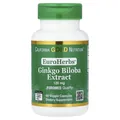 Гінкго Білоба California Gold Nutrition EuroHerbs Gingko Biloba 120 мг, 60 вегетаріанських капсул