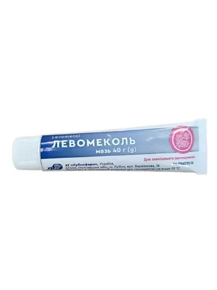 Левомеколь мазь по 40 г у тубах б/упак.