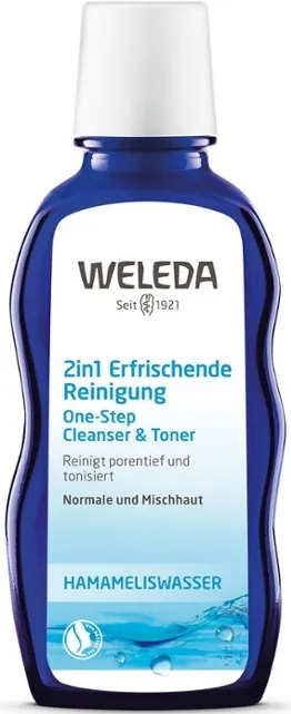 Засіб для обличчя Weleda 2-в-1 очищаючий та тонізуючий, 100 мл