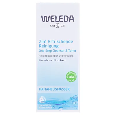 Засіб для обличчя Weleda 2-в-1 очищаючий та тонізуючий, 100 мл