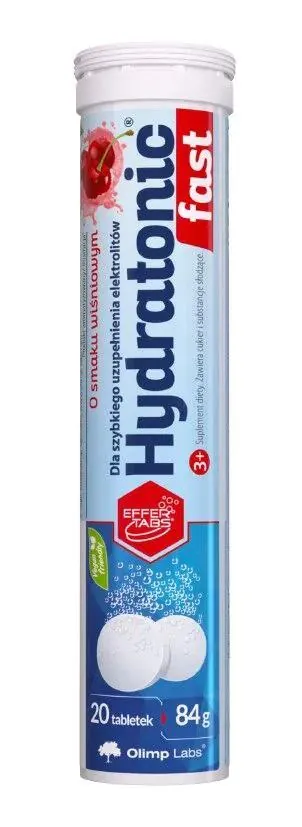 Ізотонік Olimp Hydratonic Fast, вишня, таблетки шипучі №20
