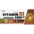Витамин D3 5000 МE Форте Solution Pharm таблетки со вкусом мяты и лимона №30