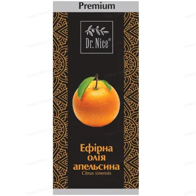 Олія ефірна Dr.Nice Premium Апельсин, 10 мл