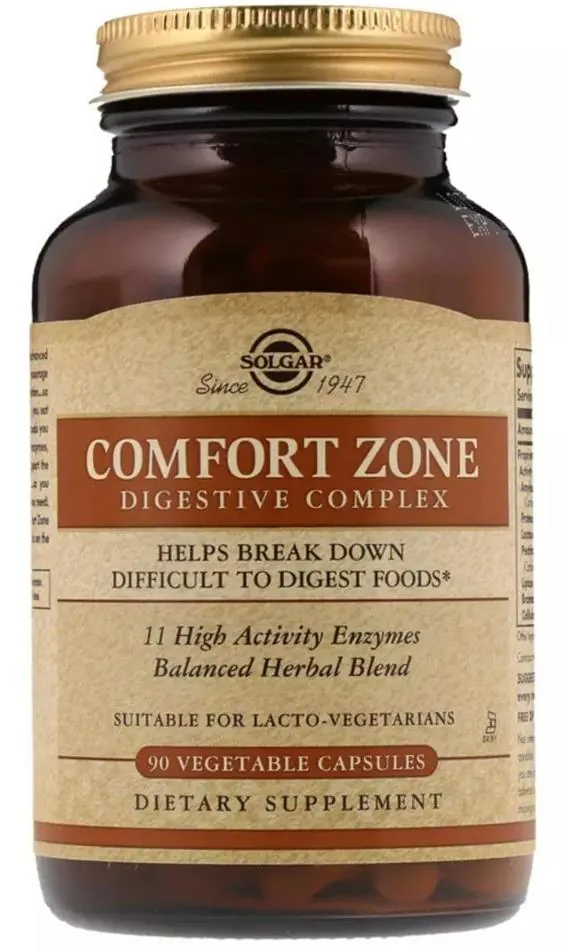 Комплекс для травлення Solgar Comfort Zone Digestive Complex вег. капсули №90