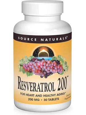 Ресвератрол Source Naturals Resveratrol 200 мг таблетки №30