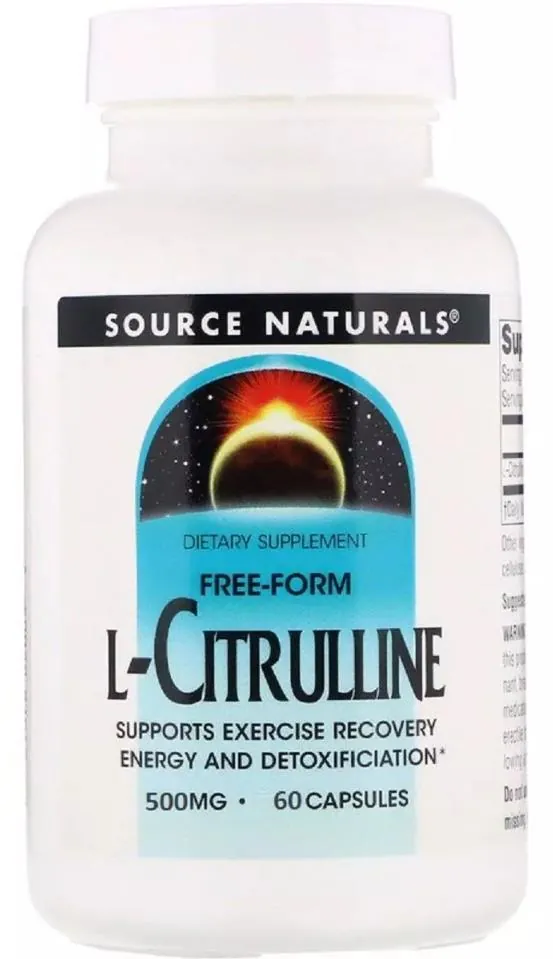 L-цитрулін Source Naturals L-Citrulline 500 мг, 60 капсул