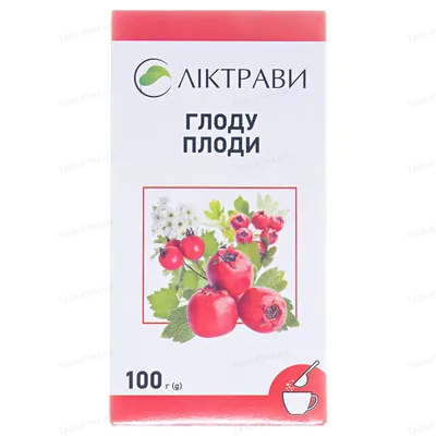 Глоду плоди по 100 г у пач. з внут. пак.