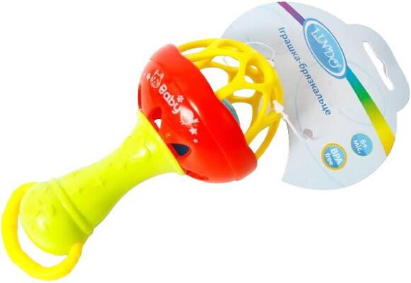 Игрушка-погремушка Lindo в ассортименте (Б 345), 1 шт