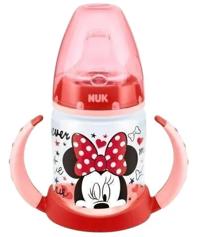 Пляшечка Nuk Дісней з ручкою + насадка силіконова 150 мл
