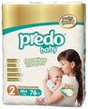 Подгузники детские Predo Baby Mini размер 2, 3-6 кг, 76 шт