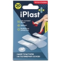 Набор пластырей медицинских iPlast бактерицидных на полимерной основе, 20 штук