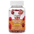 Пробіотики Lifeable Kids Probiotic Gummies для дітей 5 млрд шт. зі смаком натуральних ягід, 60 жувальних мармеладок