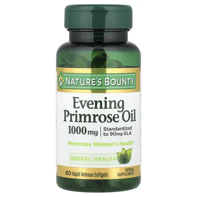 Примули вечірньої олія Nature's Bounty Evening Primrose Oil 1000 мг, 60 капсул