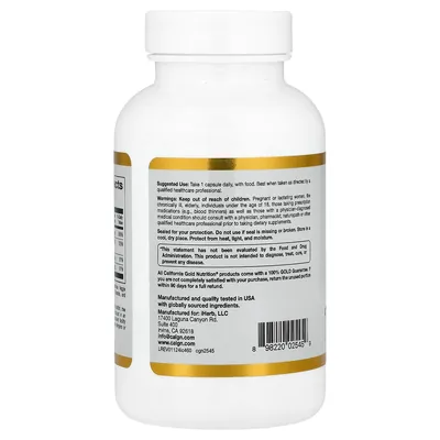 Комплекс для підтримки імунітету California Gold Nutrition Immune Complex 4 вег. капсули №60