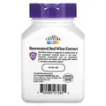 Ресвератрол Екстракт червоного вина 21st Century Resveratrol Red Wine Extract, 90 капсул