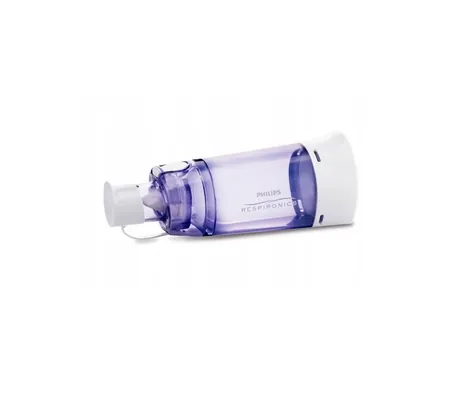 Спейсер (інгаляційна камера) з мундштуком Philips Respironics Optichamber Diamond + інгаляційна маска для дітей віком 1-5 років (розмір M)