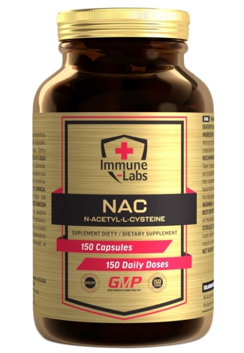 Аминокислота N-Ацетилцистеин Immune Labs NAC капсулы №150