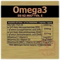Омега 3 D3+K2+E Immune Labs Omega 3 D3+K2+E капсули №60