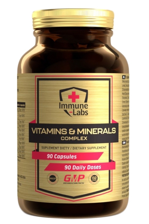 Витаминно-минеральный комплекс Immune Labs Vitamins & Minerals Complex капсулы №90