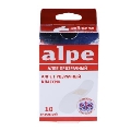 Пластырь медицинский Alpe Clear на нетканой основе, прозрачный, классический 76 мм х 19 мм, 10 штук