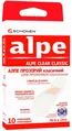 Пластир медичний Alpe Clear Classic на нетканій основі, прозорий, класичний 76 мм х 19 мм, 10 штук
