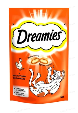 Ласощі для кішок Dreamies з куркою, 60 г
