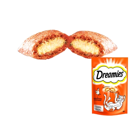 Лакомство для кошек Dreamies с курицей, 60 г