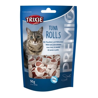 Лакомство для кошек Trixie 42732 Premio Tuna Rolls, 50 г