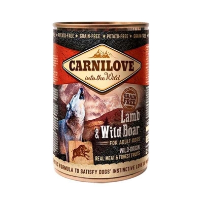Корм влажный для собак Carnilove Dog LAMB & WILD BOAR с ягненком и кабаном, 400 г